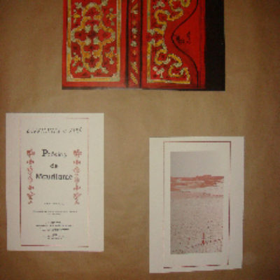 L’exposition présente chaque planche du recueil accompagnée d’une illustration tirée de « Formes et couleurs » de Marie-Françoise Delarozière.